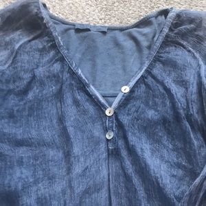 Dolce Ragazza Taupe Silk blouse